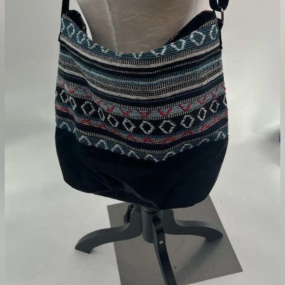 Canyon Sky Shoulder Bag - Southwestern Aztec Print Hobo Boho Festival Style - Picture 4 of 6